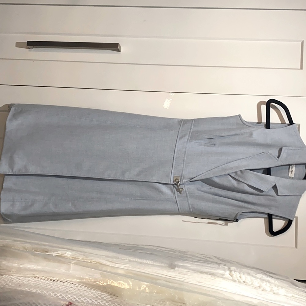 Calvin Klein baby blue dress